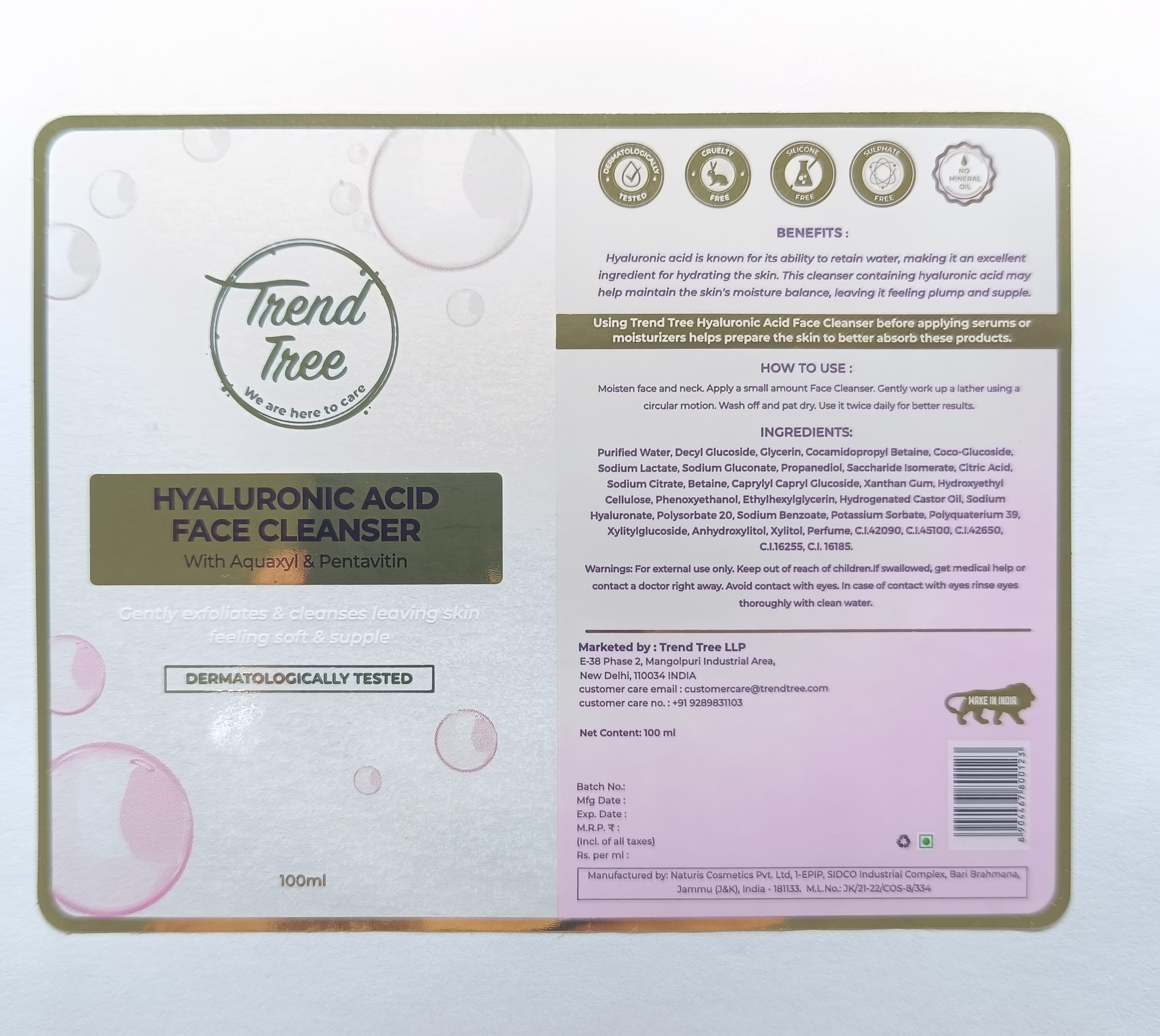 Transparent Label